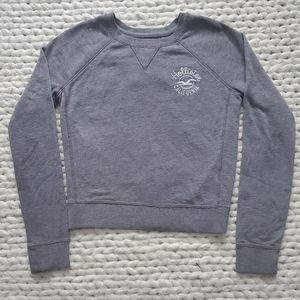 Hollister Women's XS Grey Crew Neck sweatshirt